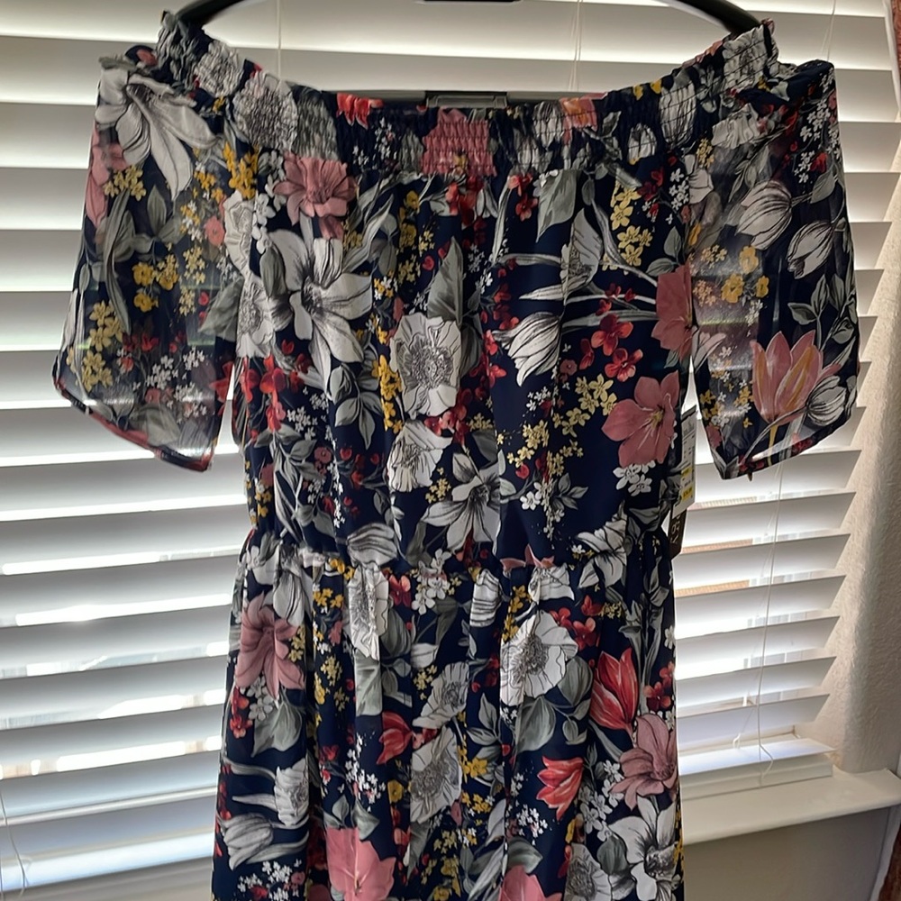Luxology High Low Off the shoulder Dress Size Medium